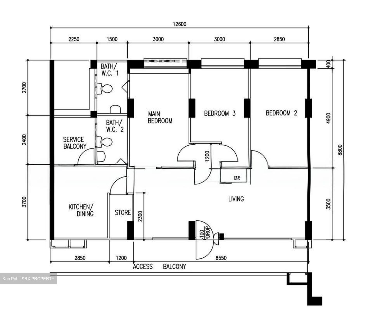 Blk 366 Tampines Street 34 (Tampines), HDB 4 Rooms #573051741